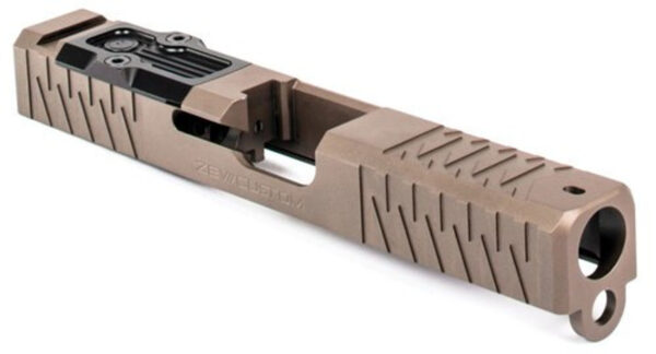 Zev Stripped Slide Glock 19, Gen1-3, Flat Dark Earth