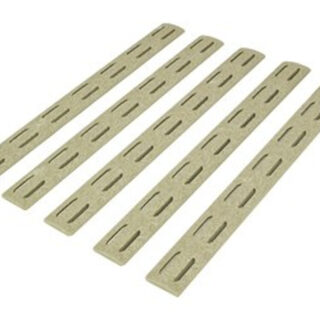 Bravo Company M-LOK Rail Panel Kit 5.5", 5 Pack, Flat Dark Earth