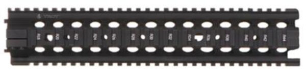 Troy Mrf-R Battle Rail For All M16/M4 Rifles With Standard Front Sight12 Inch Black