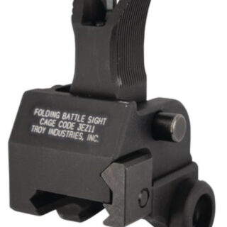 Troy Front M4 Folding Gas Block Mounted Battlesight Black