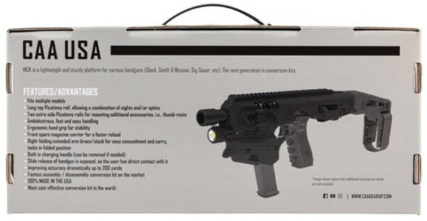 Command Arms Micro Conversion Kit Glocks, Grey Polymer, Black, Glock 17,19,19x,22,23,31,32,45 - Image 5