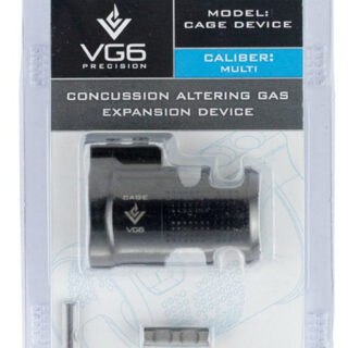 AERO CAGE Device, Black, Compatible with Dual Chambered Muzzle Devices, GAMMA 556, EPSILON 556, GAMMA 556 EX and GAMMA 300BLK