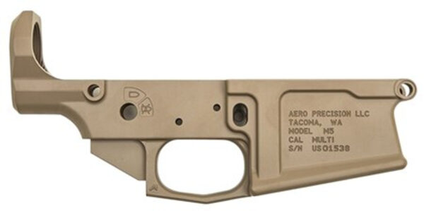 Aero Precision AR-10 M5 308 Stripped Lower Receiver, Flat Dark Earth