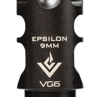 AERO Epsilon 9mm, Muzzle Brake, 9mm, Black, 1/2X28