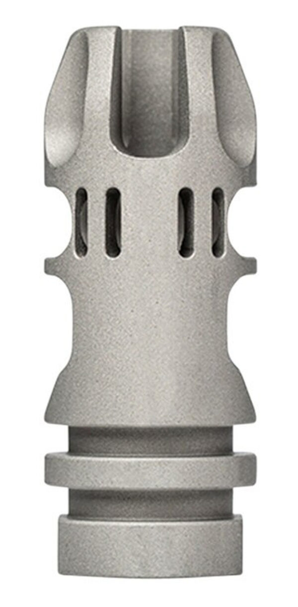 Aero Precision, Epsilon 9mm, Muzzle Brake, Bead Blasted Stainless Steel, 1/2X28 - Image 2