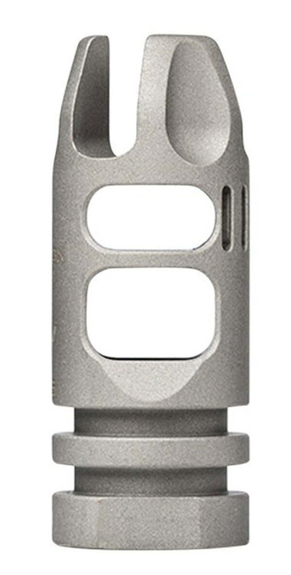 Aero Precision, Epsilon 9mm, Muzzle Brake, Bead Blasted Stainless Steel, 1/2X28 - Image 3