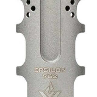 AERO Epsilon 762, Muzzle Brake, 308 Win/7.62MM, Bead Blasted Stainless Steel, 5/8X24