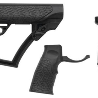 Daniel Defense Buttstock/Pistol Grip/Vertical Foregrip Combo Black