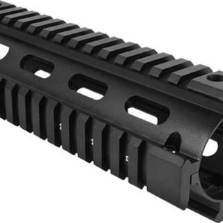 Aim Sports AR-15 Quad Rail Forend 2 Piece Aluminum Black