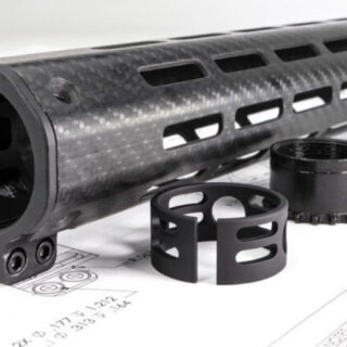 Faxon Streamline Carbon 13" M-Lok Handguard Anodized