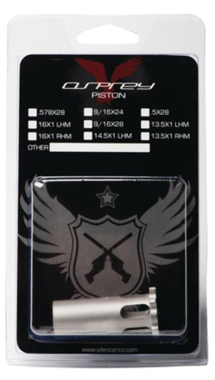 Silencerco Piston For Osprey/Octane 9/16X24 TPI