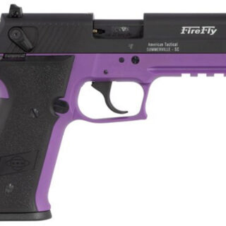 GSG FireFly .22 LR, 4" Barrel, Purple Zinc Alloy Overmolded Frame, Black Slide, 10rd