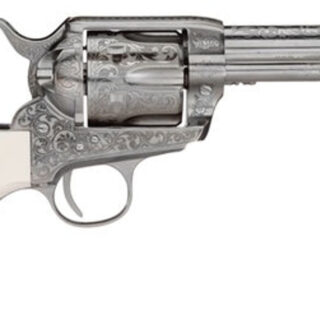 Taylors Outlaw Legacy Nickle Engraved 357 Mag, 4.75" Barrel