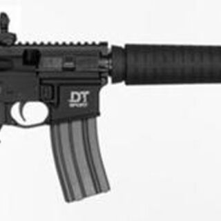 Del-Ton DT Sport Mod 2 5.56/.223, 16" Barrel, A2 Furniture, Black, 30rd