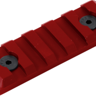 Timber Creek Picatinny Rail, Keymod, 5-Slot, Red