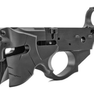 SHARPS BROS Overthrow Stripped Lower AR-15 Multi-Caliber Black Hardcoat Anodized