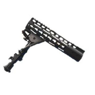 Impact Weapons Components KeyMod MOUNT-N-SLOT Bipod, Black Melonite Finish, Directly Attaches To KeyMod Forends