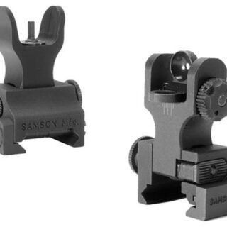 Samson Quick Flip HK Front/A2 Rear Rail Mount, AR-15, Alum Black