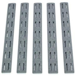 Bravo Company, KeyMod Rail Panel Kit, 5.5", Wolf Grey, 5 Pack<name>