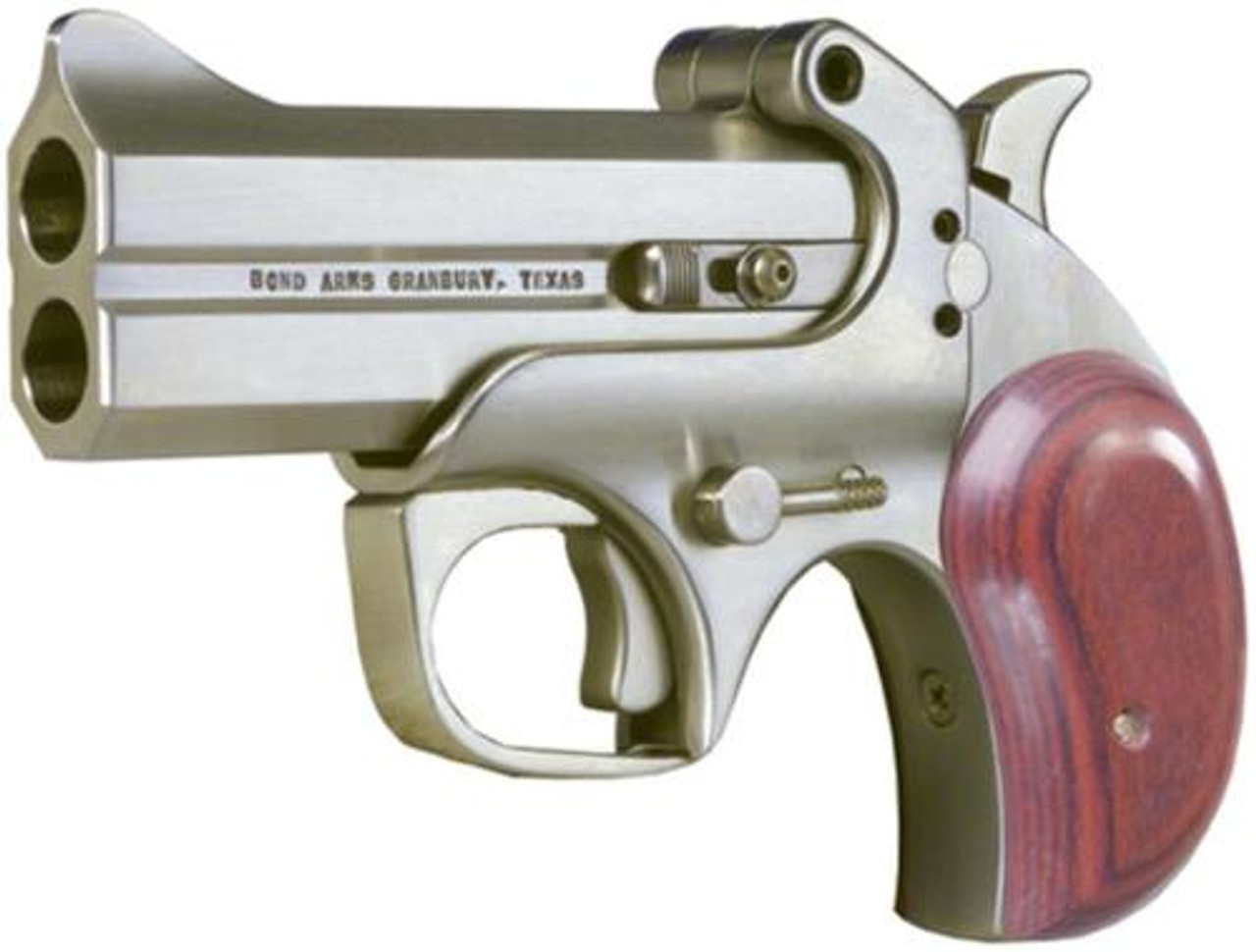 Bond Arms Century 2000 410/45LC 3.5" 2rd Lam Rosewood Grip Satin SS