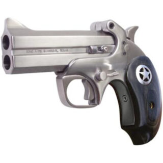 Bond Arms Ranger II .45 Colt/.410 4.25" Barrel, Matte Stainless Steel Finish, Black Ash Star Grip, Trigger Guard