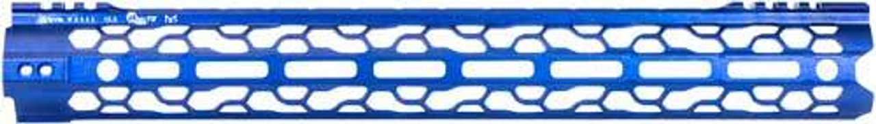 Odin 15.5" M-LOK O2 Lite Blue Free Float Forend