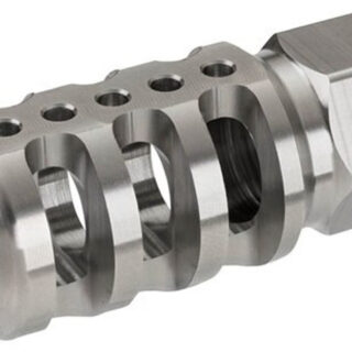 Accu-Tac Tank III Muzzle Brake 308Win/7.62mm/30-06 Spring 2.2" L 5/8x24 tpi Steel Stainless Steel