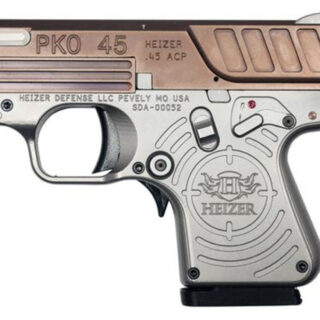 Heizer PKO 45 ACP, 2.75", 5rd, Stainless Steel Frame, Copper Finish Slide
