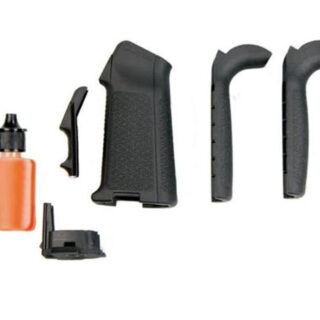 Magpul MIAD Full Grip Kit Standard Texture 3x Backstraps 4x Frontstraps Including Trigger Guard 3 Rnd Plug Black