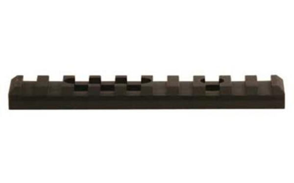 Ergo Grip Polymer Rail, 1 Mounting Hole, with Mounting Hardware, Black