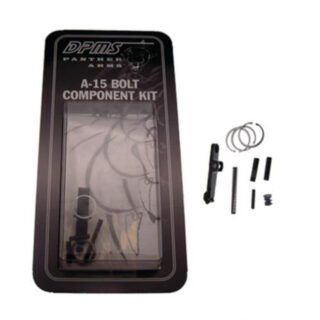 DPMS AR-15 Bolt Component Kit Includes Ejector Spring Extractor Ejector Roll Pin 3 Gas Rings Ejector Extractor Pin and Extractor Spring Assembly