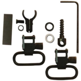 GrovTec US, Inc. Grovtec Us Inc Gt Swivel Set For Lever Action Tube Magazine Rifles And Carbines .630-.675 Inch Diameter Browning And Ruger Models And .410 Shotguns 1 Inch Loop Black Oxide Finish