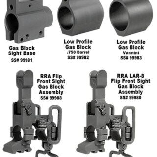 Rock River Arms LAR-8 Flip Front Sight Gas Block Assembly Chrome Mo