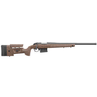 Bergara B-14 Series HMR Rifle, Bolt Action Rifle, 6.5 PRC, 24" Barrel - Threaded 5/8-24, Cerakote Finish, Black, Black/Tan HMR Synthetic Stock with Cheek Riser and LOP Spacers, 3rd