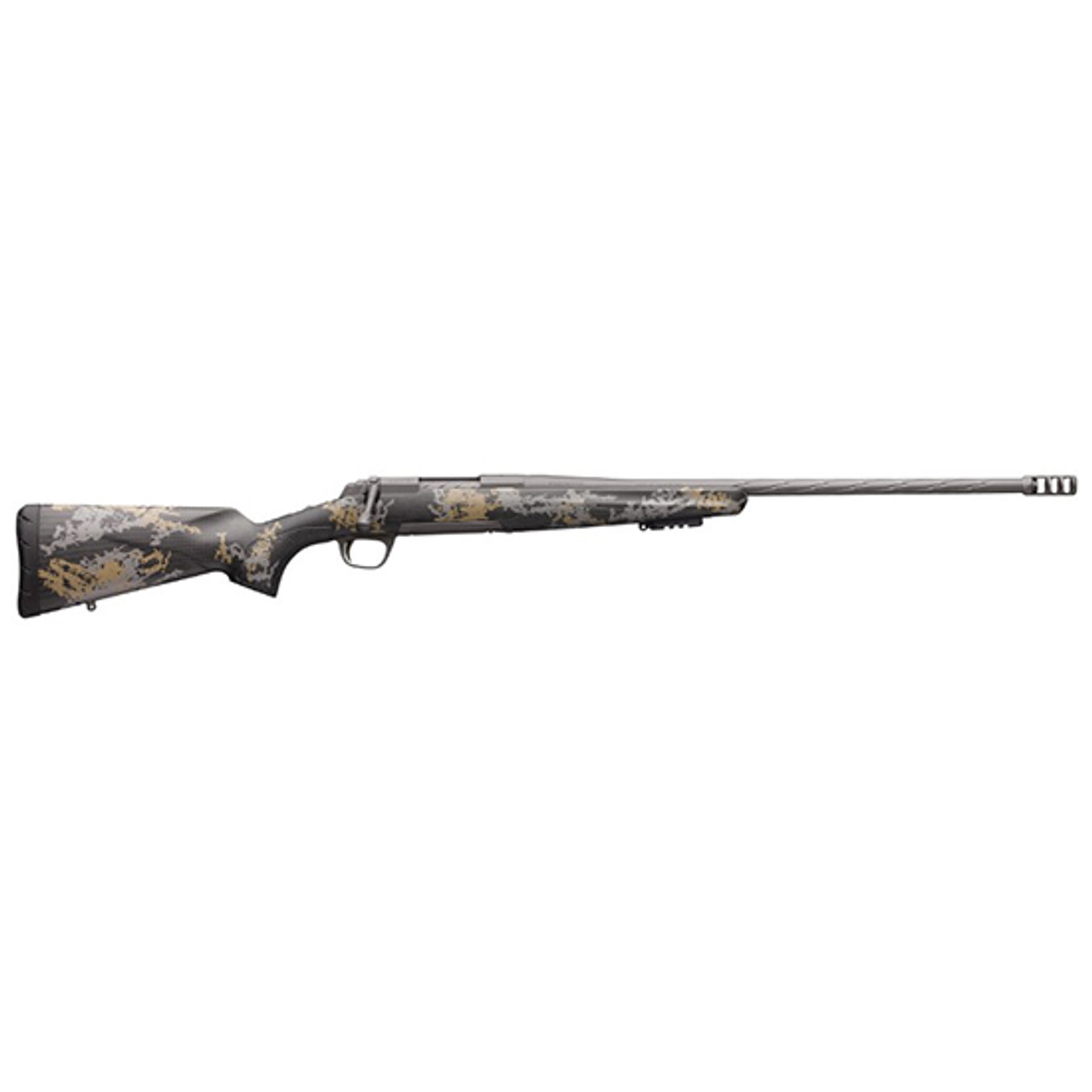 Browning X-Bolt Mountain Pro 6.8 Western, 24" Barrel, Tungsten Gray Cerakote, Accent Graphic Black Carbon Fiber Stock, 3rd