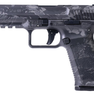 Canik TP9SF 9mm, 4.46" Barrel, Tiger Dark Gray, Includes Holster, 18rd