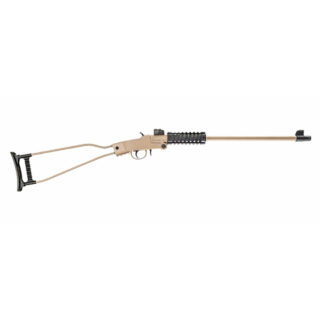 Chiappa Little Badger .22 LR, 16.5" Threaded Barrel, Desert Sand, W/Backpack, 1rd