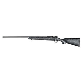 Christensen Arms Mesa 28 Nosler,, 26" Barrel, Threaded Barrel, Tungsten Gray Cerakote Metal Finish & Black, Gray Webbing Fixed Sporter Stock Left Hand, 3rd