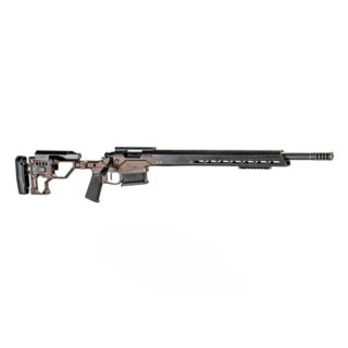 Christensen Arms Modern Precision 6mm Creedmoor 24" Carbon Fiber TB, Black, Desert Brown Folding Stock, 4rd