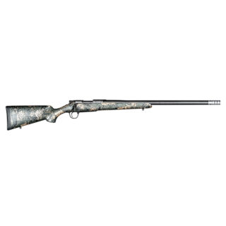 Christensen Arms Ridgeline FFT 6.5 Creedmoor, 20" Carbon Fiber/Threaded Barrel, Stainless Steel, Green with Black/Tan Accents Stock, 4rd