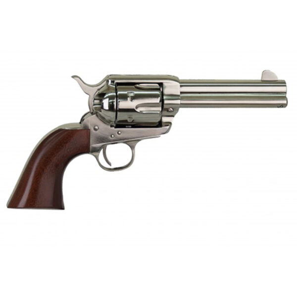 Cimarron Pistolero 357 Mag, 4 3/4" Barrel, Walnut, Brass Backstrap, Nickel, 6rd