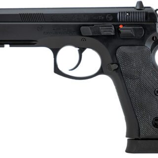 CZ 75 SP-01 9mm, 4.6" Barrel, Black Polycoat, Fixed Sights, 19rd