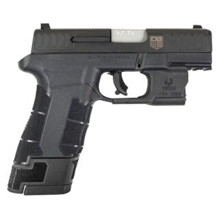 Diamondback DBAM29 9mm, 3.50" Barrel, Black, Serrated Slide, Laser/Holster Combo, 17rd