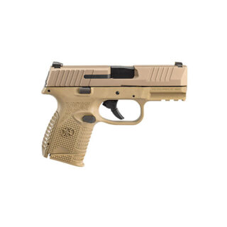 FN 509 MRD Compact 9mm, 3.7" Barrel, Polymer Frame, Flat Dark Earth, No Thumb Safety, 10rd