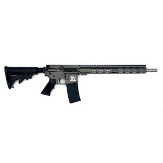 GLFA AR-15 .223 Wylde, 16" Stainless Barrel, Optic Ready, Tungsten Finish, 30rd