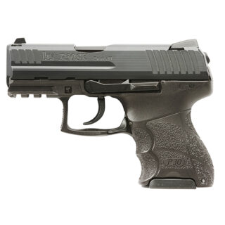 HK P30SK V1 LEM DAO 9mm, 3.27" Barrel, Black, Interchangeable Grip Panels, 10rd