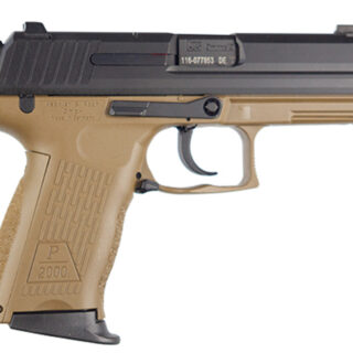 HK P2000 V3 9mm, 3.66" Barrel, Flad Dark Earth Frame, 10rd