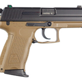 HK P2000 V3 9mm, 3.66" Barrel, Flat Dark Eath Frame, Night Sights, 10rd