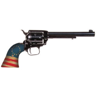 Heritage Rough Rider Betsy Ross .22 LR, 6.5" Barrel, American Flag, Black, 6rd