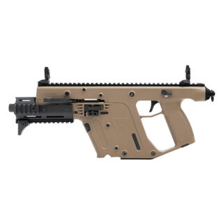 Kriss Vector G2 SDP-E 10mm, 6.5" Threaded Barrel, Flat Dark Earth, Folding Sights, KRISS Recoil Mitigation System, Mini Handguard, 15rd